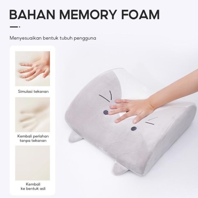 Terbaru Kkv Alba Sol Cushion Bantal Punggung Sandaran Kursi Kantor Memory Foam