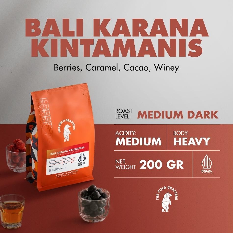 

Bali Natural Karana Kintamanis Arabica Grade 1 Biji Kopi Roasted Beans