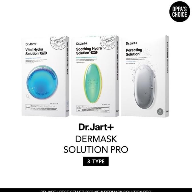 Masker wajah - DR JArt New packaging Dermask Solution Mask Sheet Box