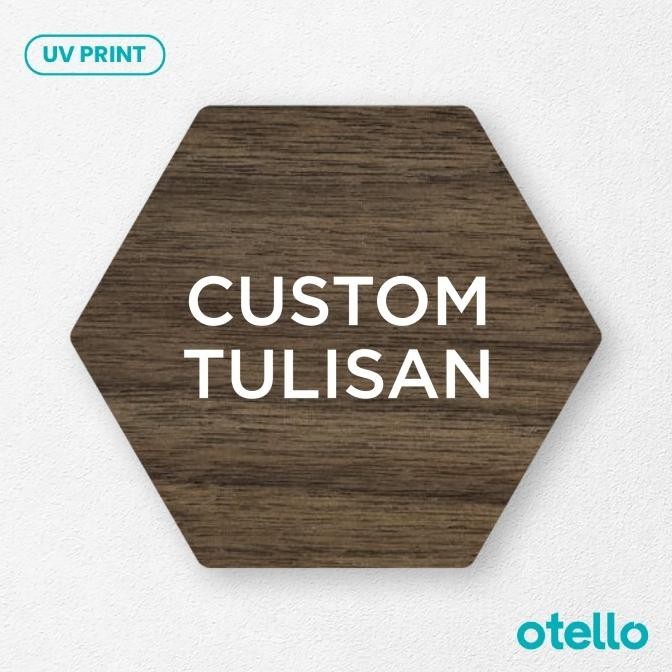 

BIG SALE CUSTOM SIGNAGE COSTUM SIGN BOARD KAYU PRINT TULISAN PAPAN LABEL TEMPEL !!!!!