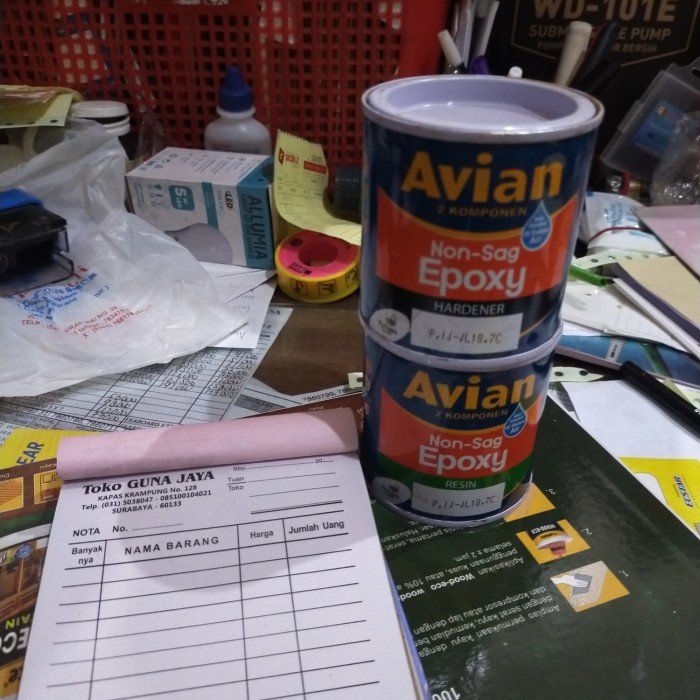 Sale Lem Epoxy Non Sag Avian 2 Komponen. Lem Epoxy Kapal. Dempul Kapal