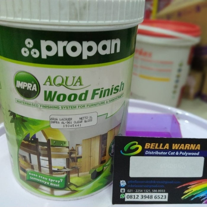 Produk IMPRA AQUA WOOD FINISH CLEAR DOFF 1kg