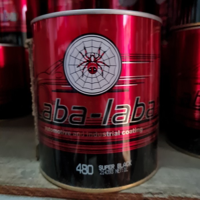 Produk cat duco laba laba hitam dan putih 1kg