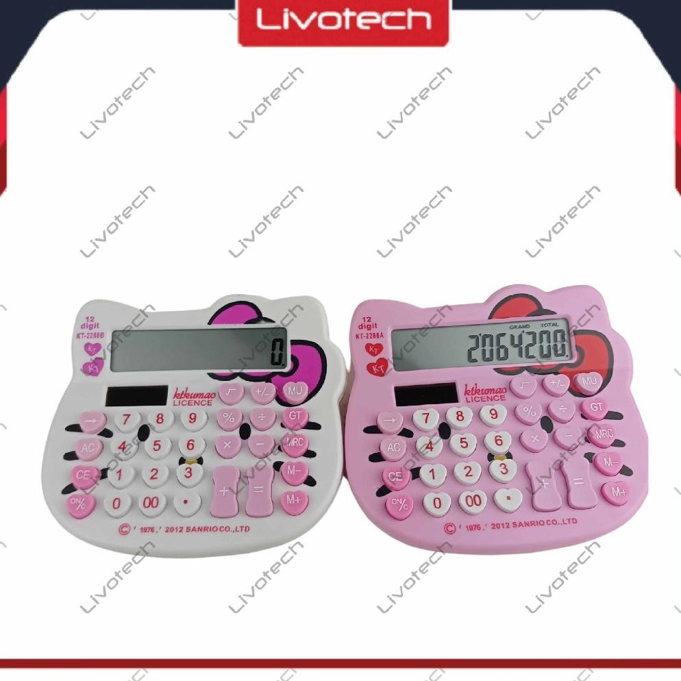 

Fx-45 Kalkulator Hello Kitty Kt-2288 12 Digit Calculator Polos / Glitter Kekinian