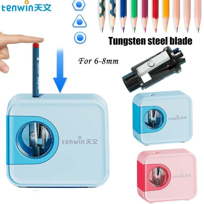 

At43 Tenwin S8316 Mini Automatic Pencil Sharpener / Mini Rautan Pensil Otomatis Kekinian