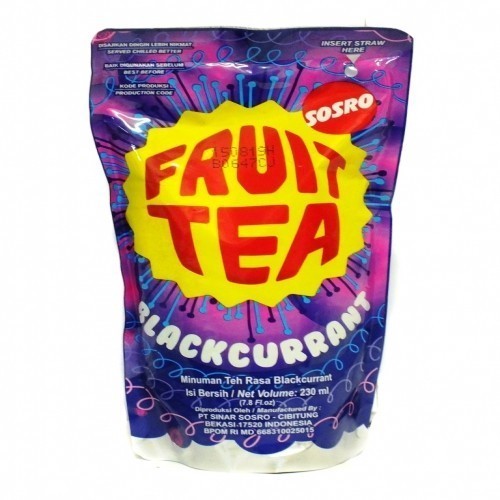 S28801 FRUIT TEA BLACKCURRANT MINUMAN TEH 230ML POUCH MAJU BERSAMA (20251210)