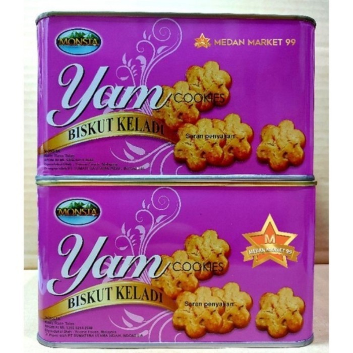 

SALE MONSTA YAM COOKIES 700gr BISKUIT ASLI IMPORT MALAYSIA BISCUIT