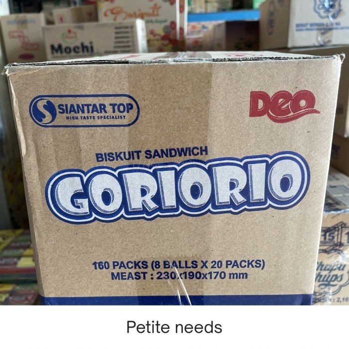 

TERPERCAYA Goriorio gorio biskuit dus karton