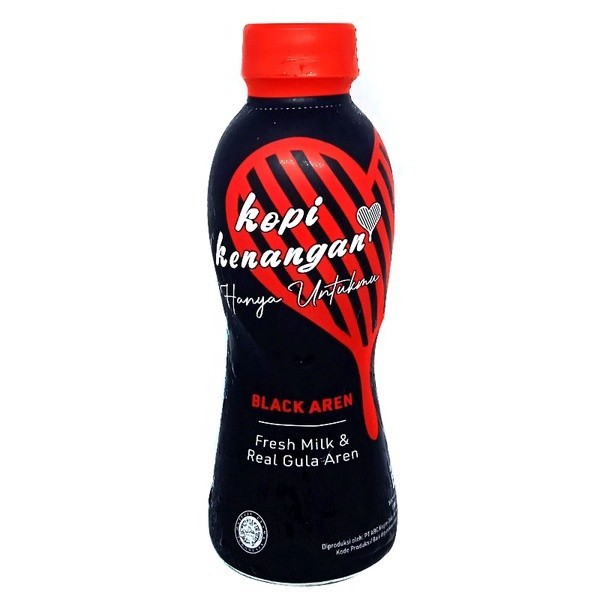 S50010 KOPI KENANGAN ARABIKA SUSU BLACK AREN MINUMAN KOPI 220ML BOTOL MAJU BERSAMA (20251203)
