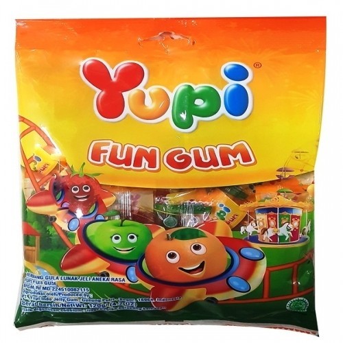 S40018 YUPI FUN GUM PERMEN JELLY 120GR MAJU BERSAMA (20251203)