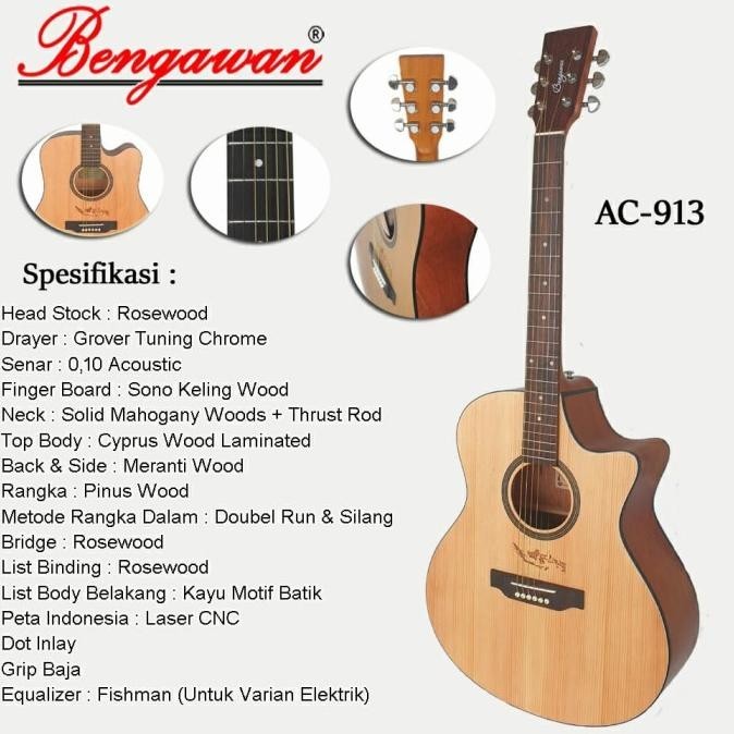 Gitar Bengawan Ac 913