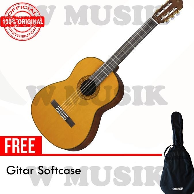 Yamaha Gitar Akustik C80 / C-80 / C 80 - Nt + Softcase