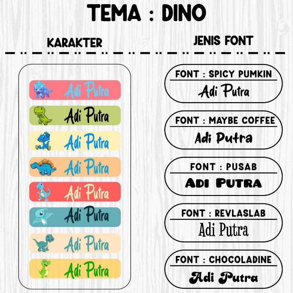 

Sale Stiker Label Nama Anak Custom Buku Ukuran Besar Isi 32 Pcs Waterproof Tahan Air Untuk Pensil Botol Minum Sticker Tempat Makan