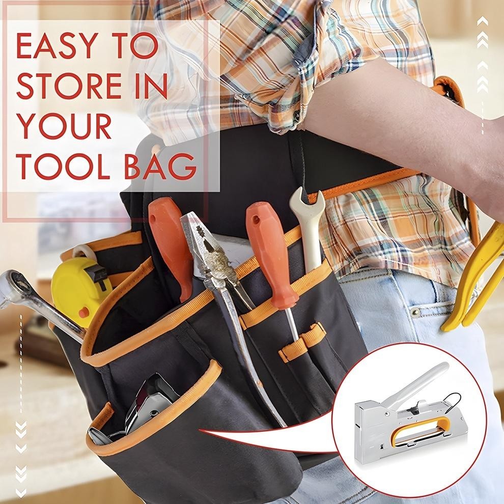 

Murah Allefix Staples Tembak Gun Tacker Stapler Staples Perekat Powerfull - 6544-6566