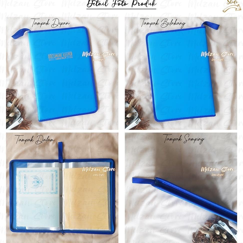 

Original Map Dokumen Anti Air Resleting Isi 40 Lembar / Map Ijazah / Map Resleting / Map Organizer