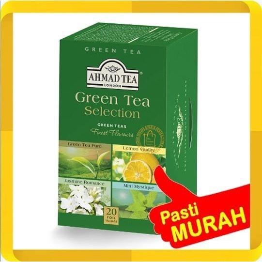 

AHMAD TEA GREEN TEA SELECTION GREENTEA AHMAD TEA MIX TEH HIJAU 20S 40G Kualitas Terbaik