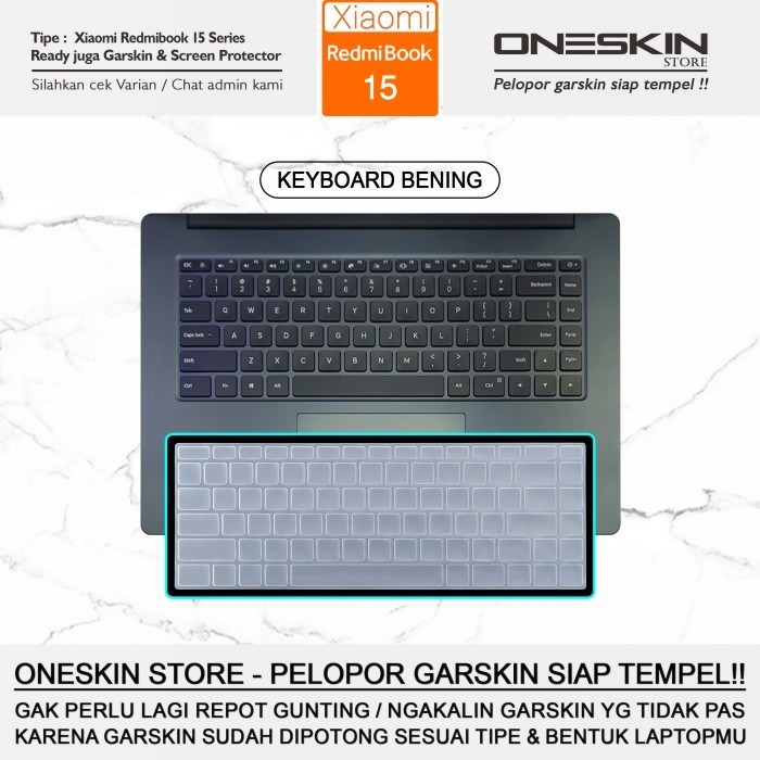 Terlaris Pelindung Keyboard Protector Xiaomi Redmi Book RedmiBook 15 Silikon SALE