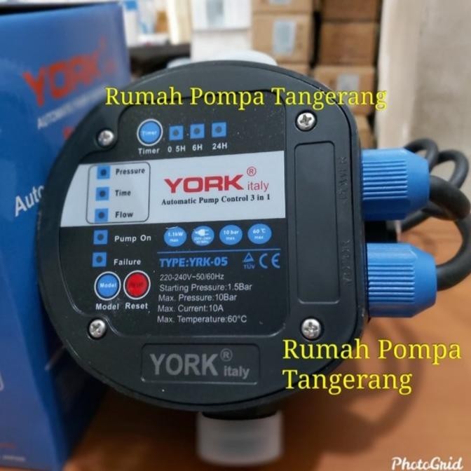 Automatic Preasure Control Pompa Air Merk York Italy 05