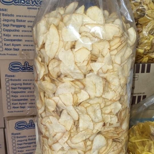 

Kripik Singkong Asin 1 Bal