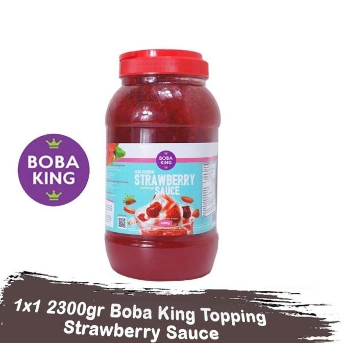 

Boba King Selai Strawberry 2,3Kg Strawberry Jam Strawberry Sauce 2.3Kg