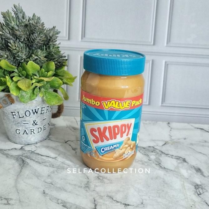 

Skippy Creamy 1Kg 1 Kilo Selai Kacang Peanut Butter 1000Gram Termurah
