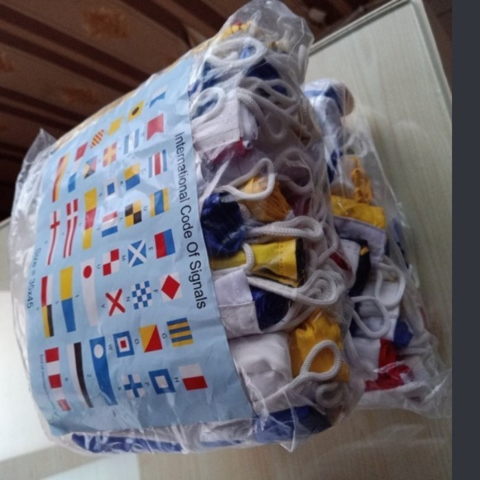 

Terlaris Bendera Isyarat Kapal / International Code Signal Flag SALE