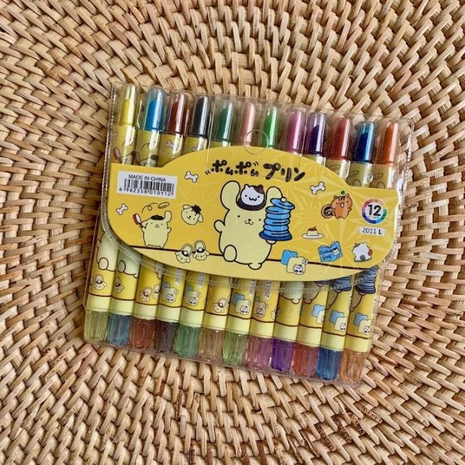 

CRAYON SET KRAYON ALAT WARNA MENGGAMBAR ANAK SANRIO KUROMI CINNAMOROLL CRAYON SET ANAK LENGKAP HALUS NYAMAN BAGUS BERKUALITAS BRAND OFFICIAL TERLARIS TERBARU TERMURAH UNIK COD