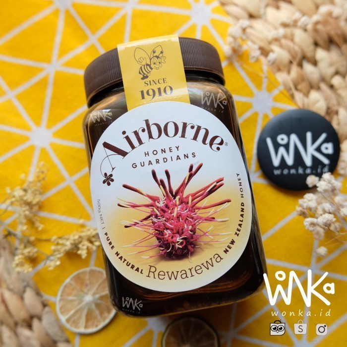 

Airborne - Madu Rewarewa 500gr - New Zealand Natural Honey Since 1910