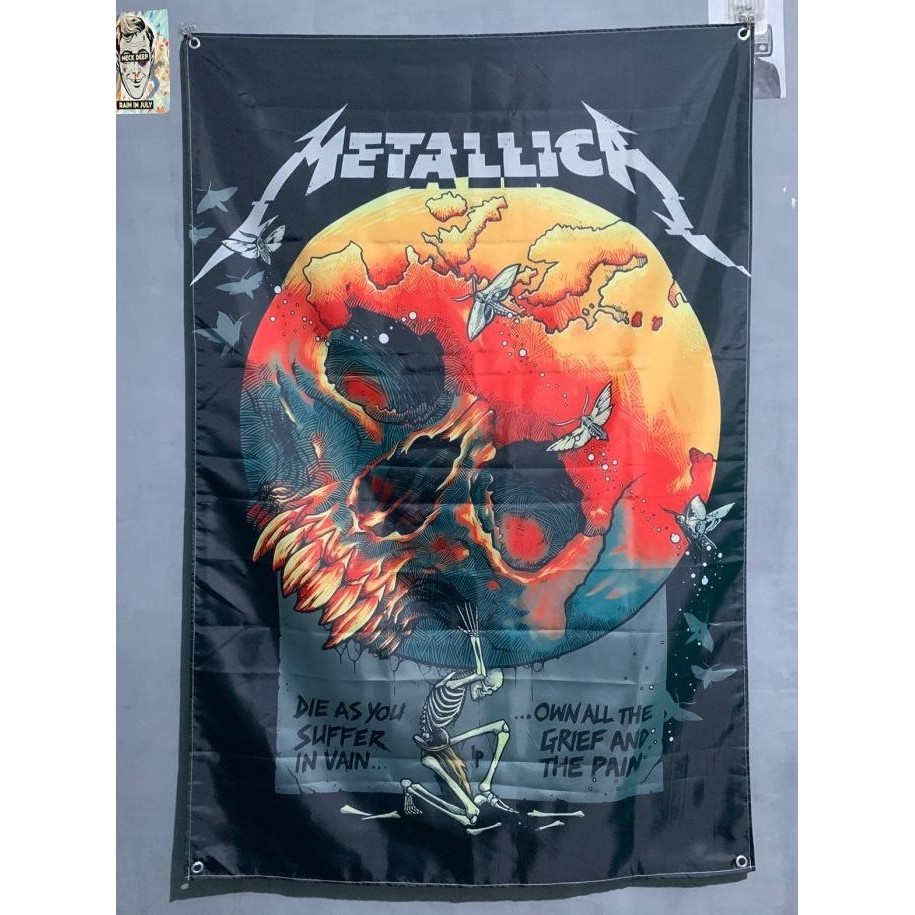 

Terlaris Bendera/Flag/Poster Kain/Miniflag Band Metallica SALE
