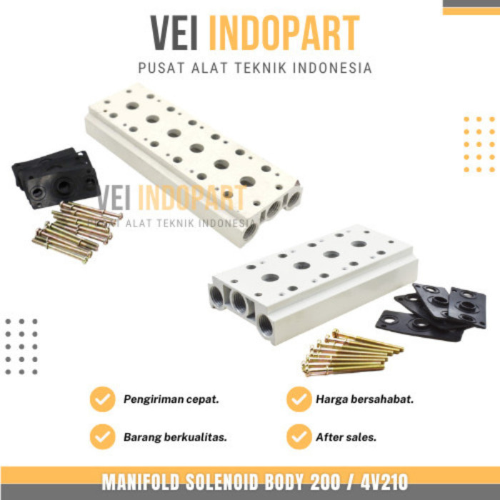 Manifold Block Solenoid Valve Type V54 / Body 400 / 4V410 - 6 BARIS
