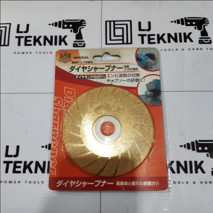 IMPERIAL MATA GERINDA POTONG POLES BATU AKIK 4" DIAMOND WHEEL 4 INCH