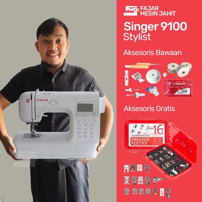 Mesin Jahit Portable Singer 9100