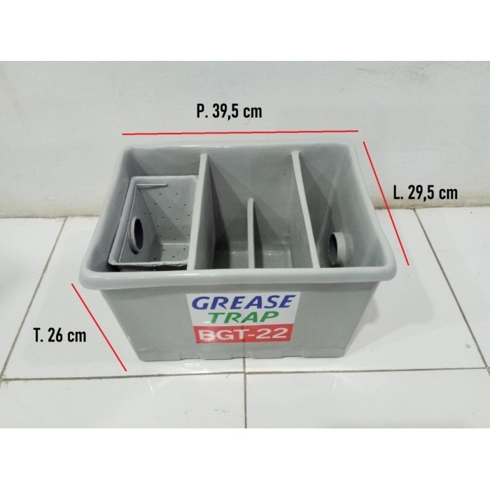 Terbaru Grease Trap Bgt 22 Liter Fiber Promo Ready Stok