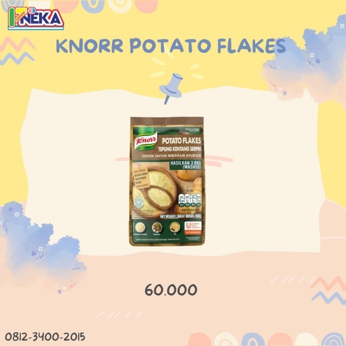 

Terbaru Knorr / Tepung Kentang Serpih Promo Ready Stok