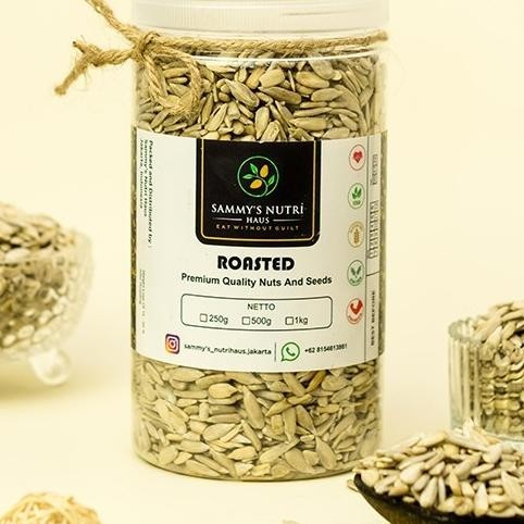 

Roasted Ed Sunflower Seeds 500G (Biji Bunga Matahari Kuaci Kupas)