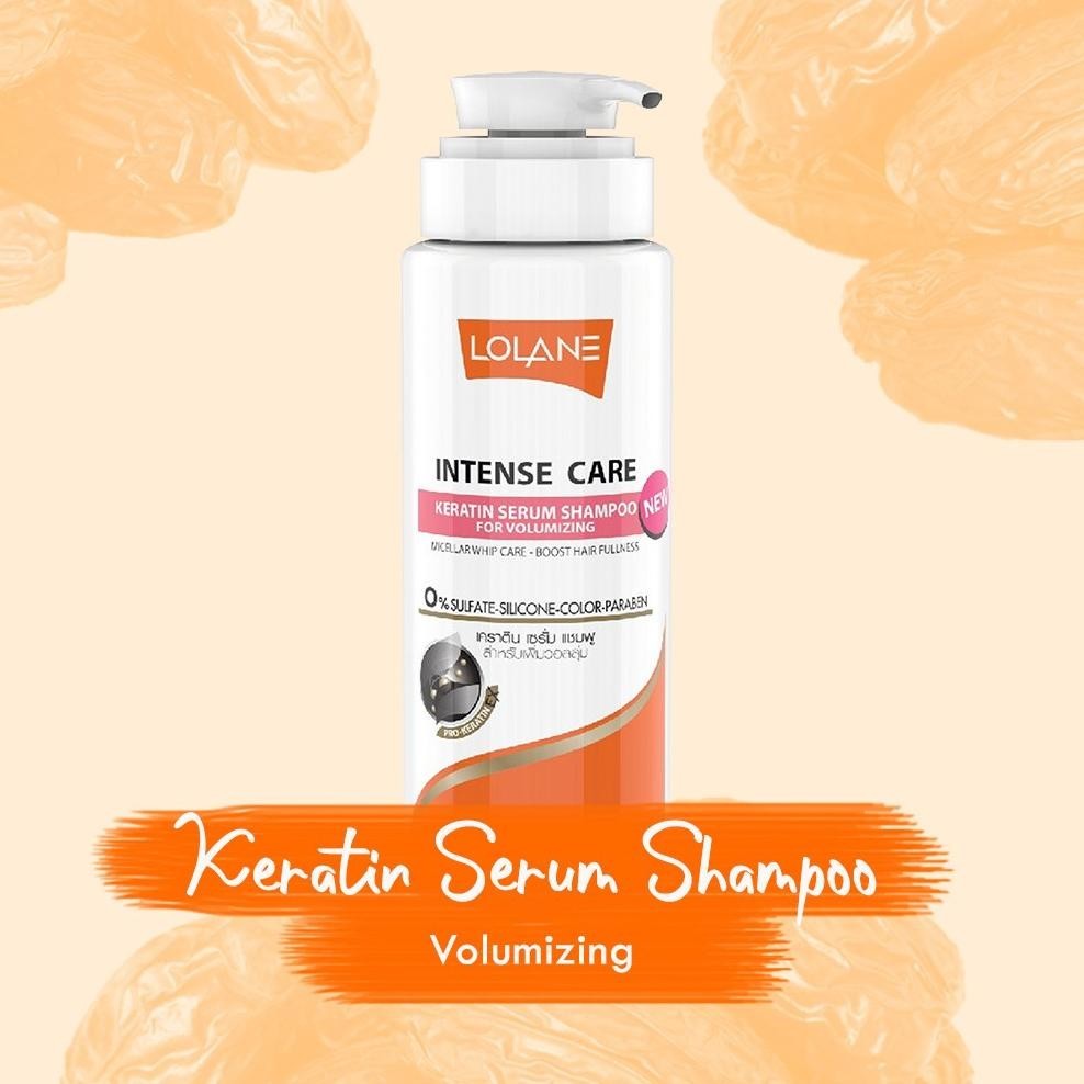Lolane Intense Care Keratin Serum Shampoo For Volumizing 400ml