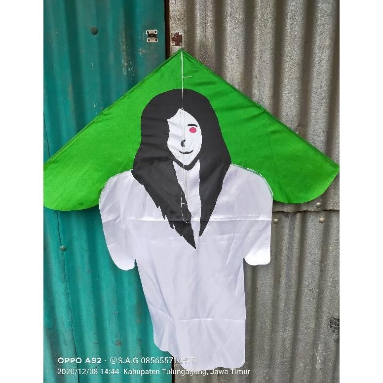 DISKON BESAR layangan kain / layangan hias / layangan pocong / layangan kuntilanak BIG SALE