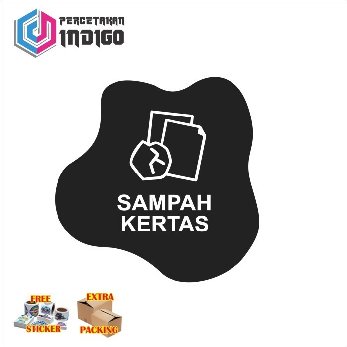 

Murah sign papan akrilik acrylic sampah kertas Elegan