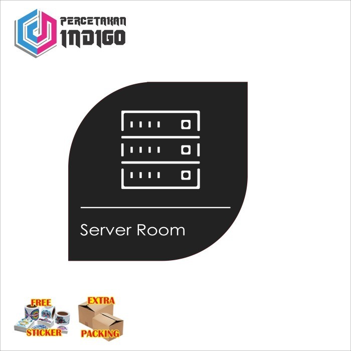 

Grosir sign papan akrilik acrylic server room Elegan