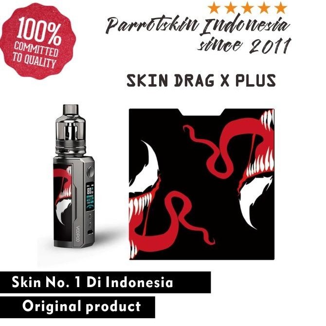 

Skin Drag X plus Custom gambar skin sticker untuk leather Evvarisk