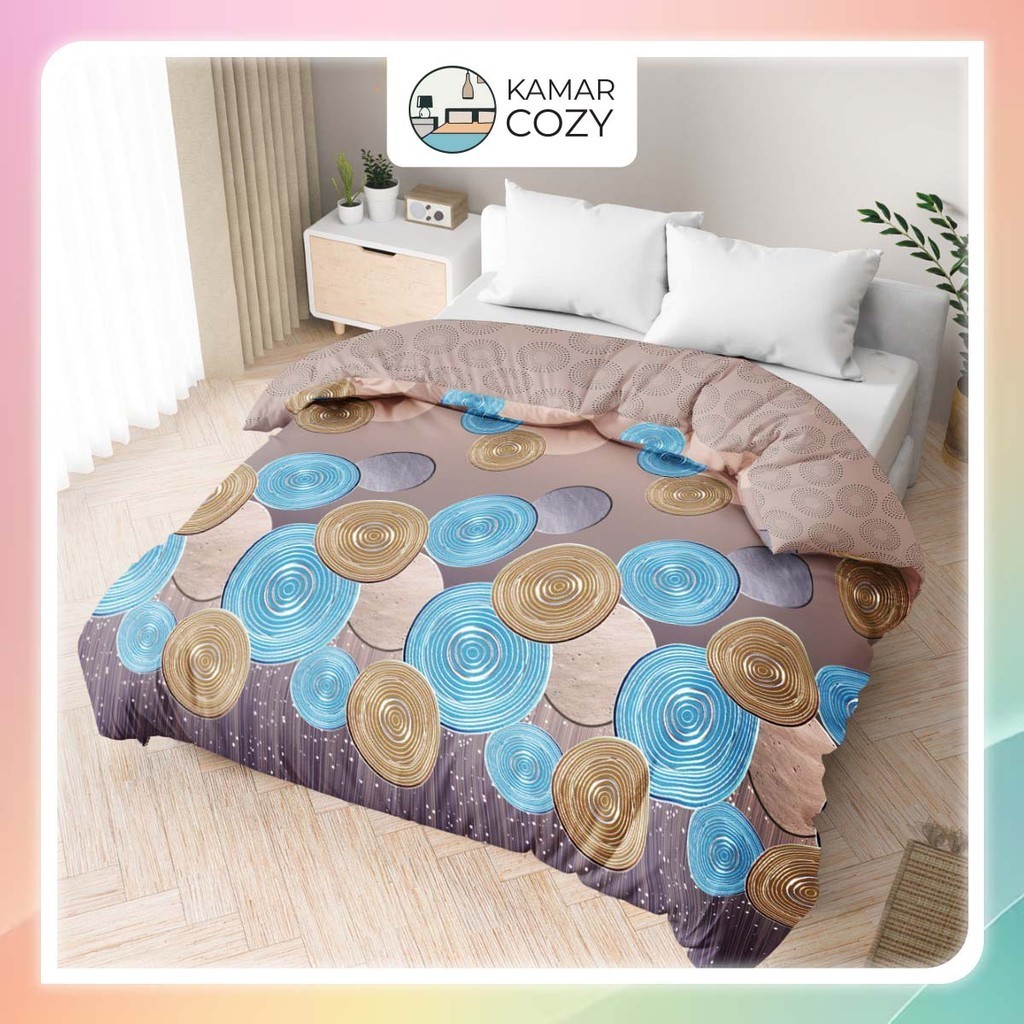 Kintakun DLUXE Bed Cover Only / Selimut Tebal / Comforter 180 x 200 King Eshania Aesthetic Badcover 