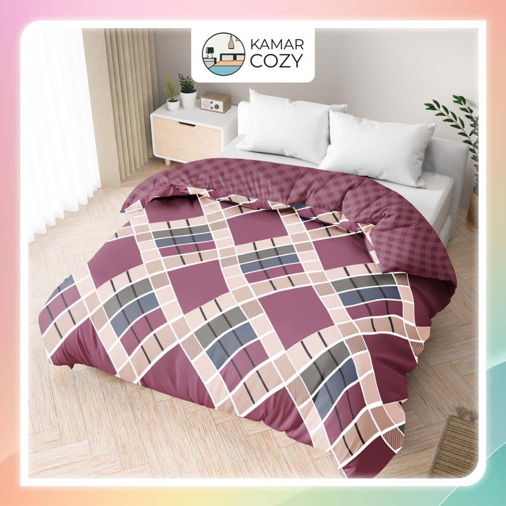 Kintakun DLUXE Bed Cover Only / Selimut Tebal / Comforter 180 x 200 King Zanetta Aesthetic Badcover 