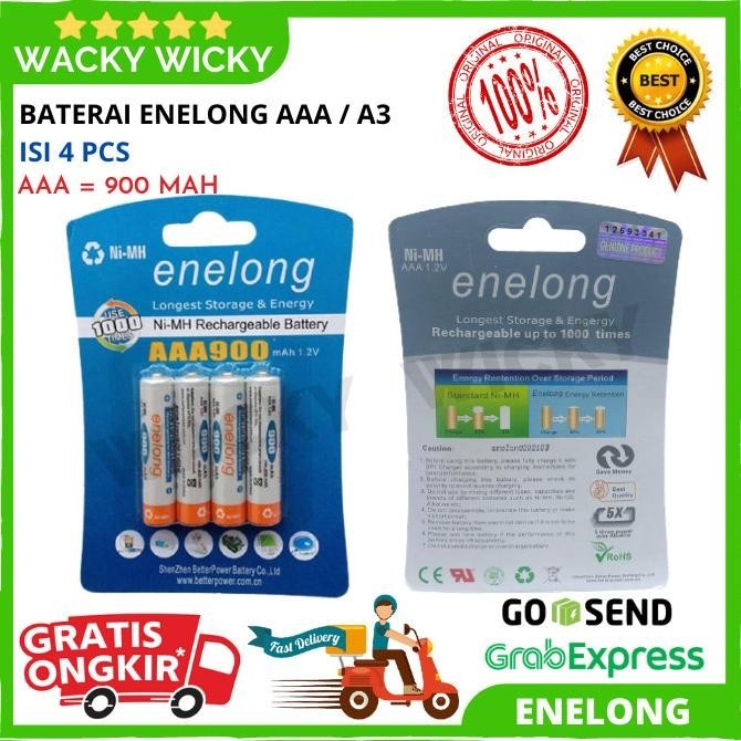 Batre Baterai Charger Casan Eneloop Enelong Aa 2100 Mah / Aaa 900 Mah
