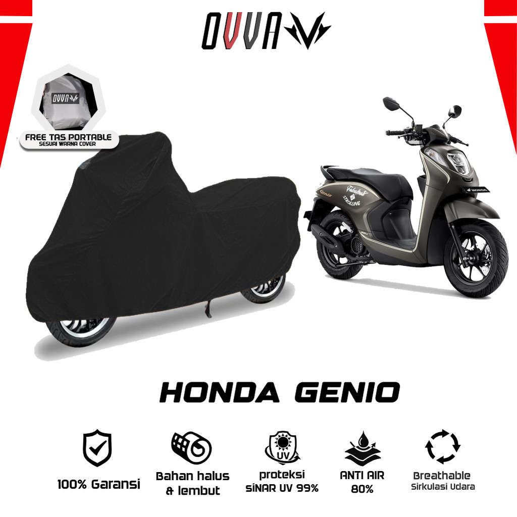 Cover Motor Honda Genio / Sarung Motor Honda Genio / Tutup Genio 2019 2020 2021 2022 2023 2024