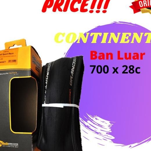 Continental Grand Sport Race Ban Luar Sepeda 700 X 28C Roadbike Kevlar