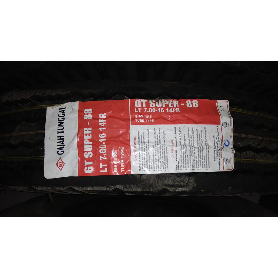 Ban Truck / Truk Gajah Tunggal 700-16 (Super88)