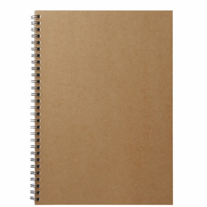 

Muji - Double Ring Notebook B5/A5 Line 48 Sheet Buku Bergaris