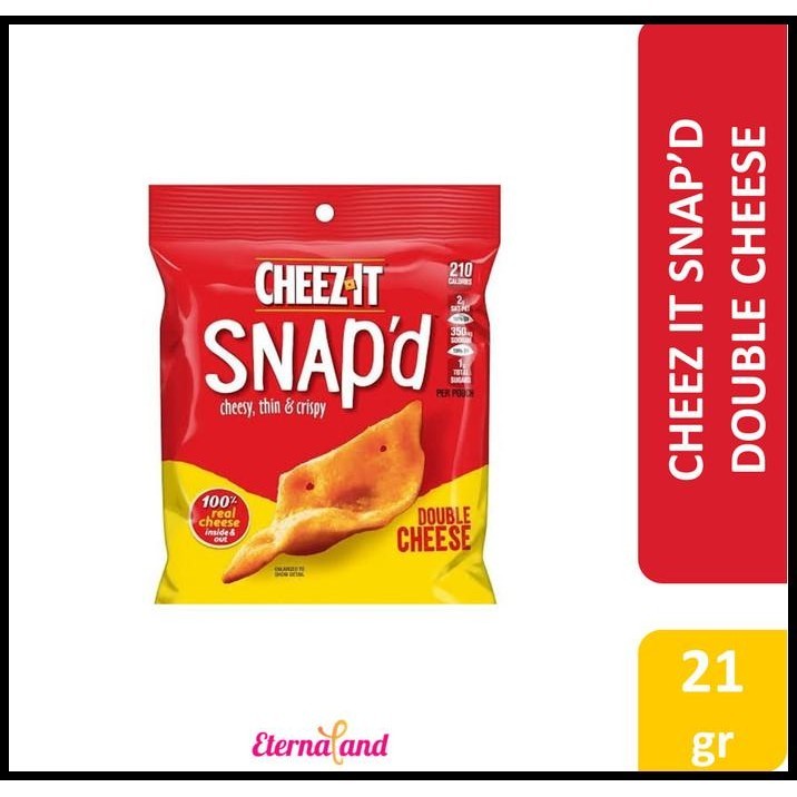 

Cheez It Snapd Cheese Biscuit 0.75 Oz - Biskuit Cheez It Impor Usa