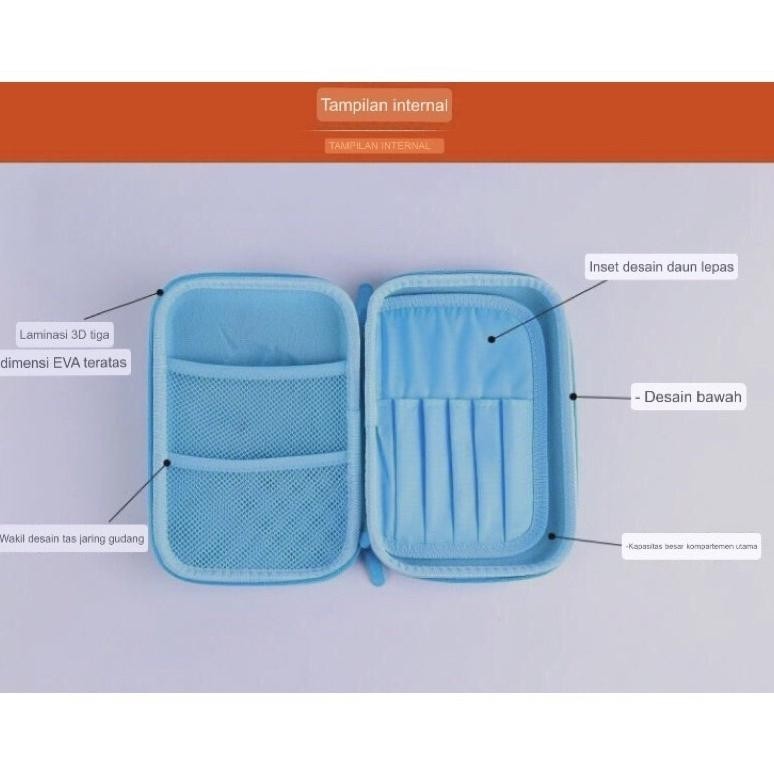 

TERLARIS Kotak Pensil 3D Pencil Case MIRIP SMIGGLE Lookalike KB PG TK SD HardTop Organizer Lucu Tepak Alat Tulis a-123