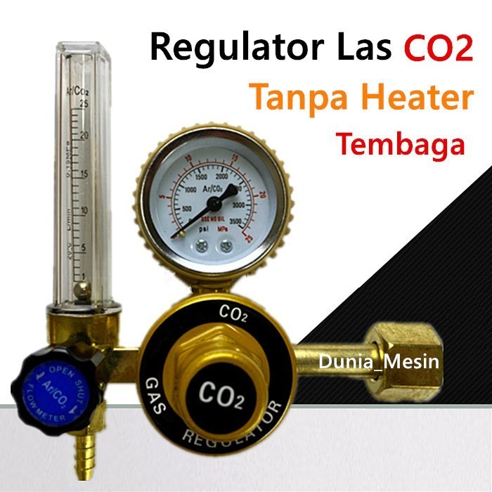 Original Regulator Gas Co2 Non Heater Regulator Co Karbon Dioksida Non Pemanas